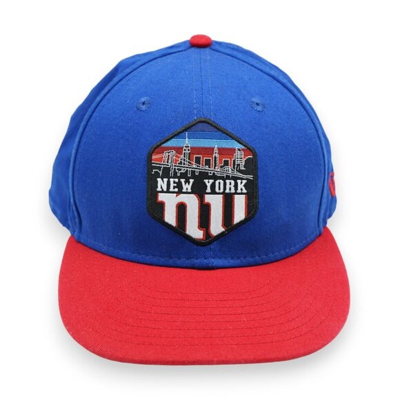 New Era 9fifty Snapback Hat Cap Men NFL NY Giants New‎ York Football Size M-L - Picture 1 of 7